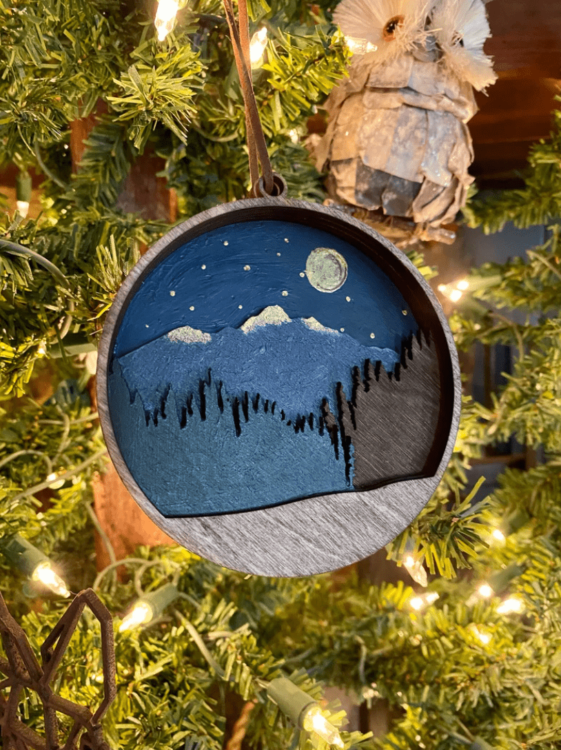Night Sky Ornament - Faux Theory Design