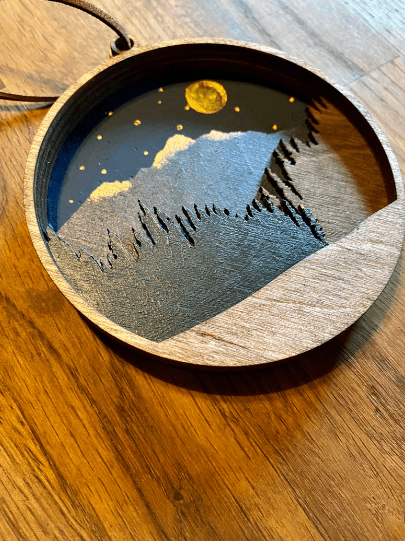 Night Sky Ornament - Faux Theory Design