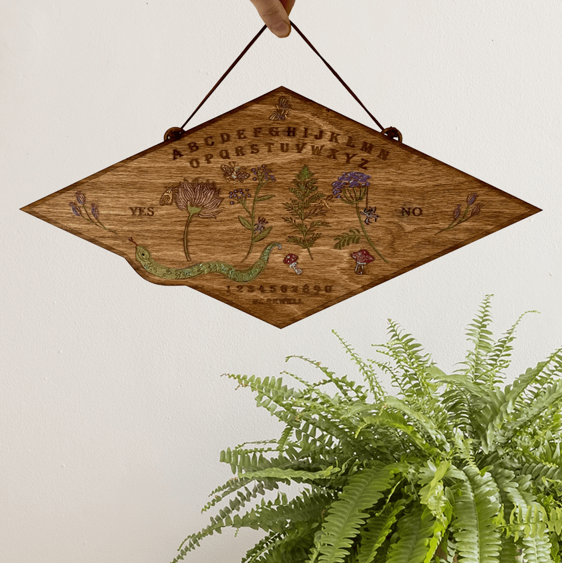 Ouija Board, Floral Witch - Faux Theory Design