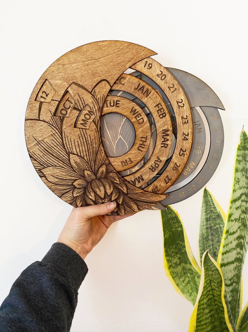 Perpetual Calendar - Faux Theory Design