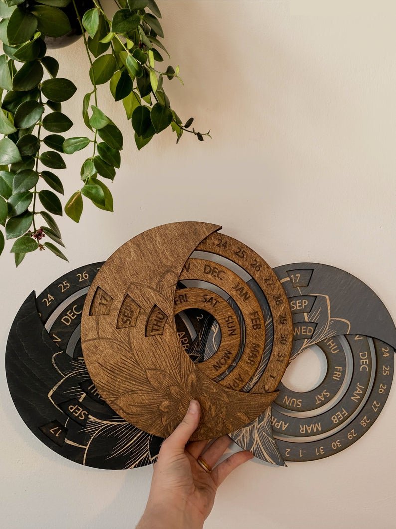 Perpetual Calendar - Faux Theory Design