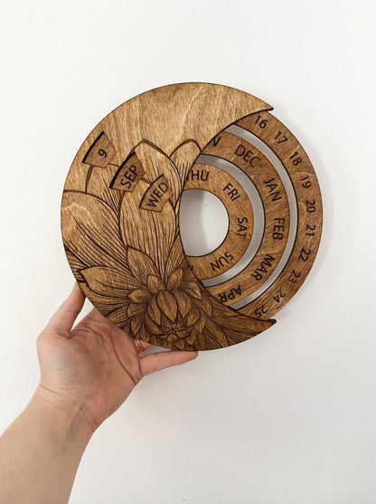 Perpetual Calendar - Faux Theory Design