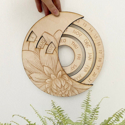 Perpetual Calendar - Faux Theory Design