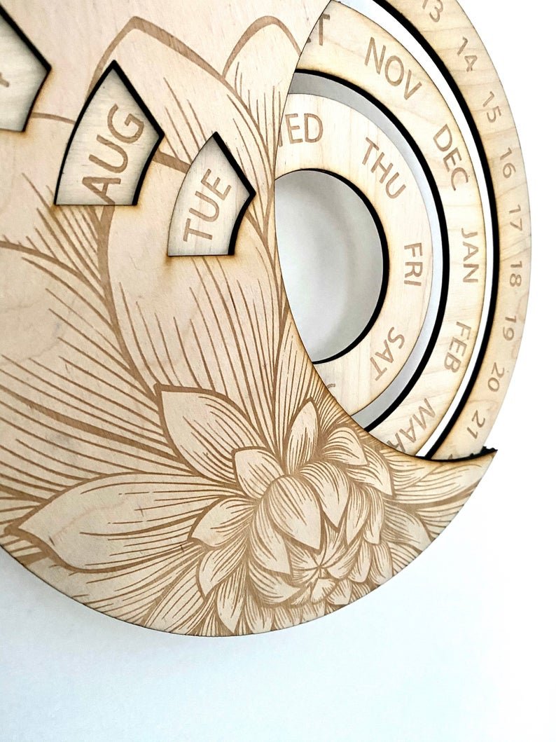 Perpetual Calendar - Faux Theory Design