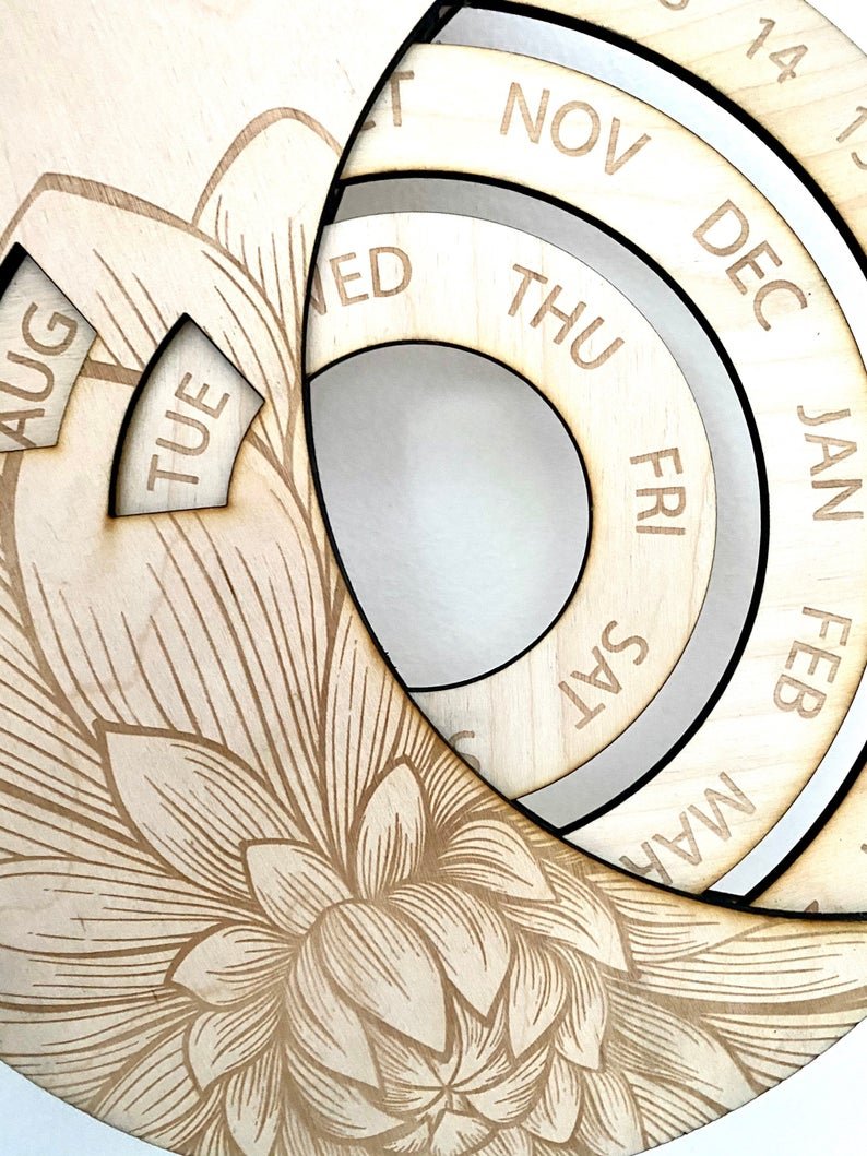 Perpetual Calendar - Faux Theory Design