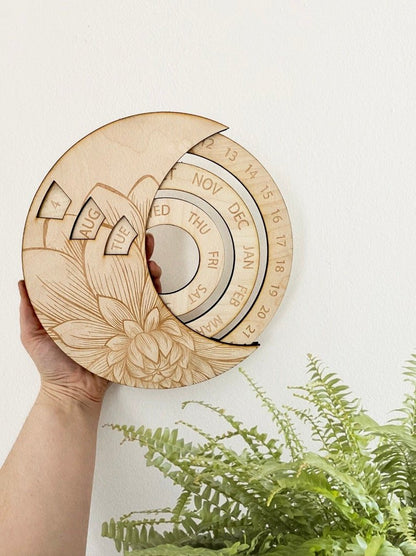 Perpetual Calendar - Faux Theory Design