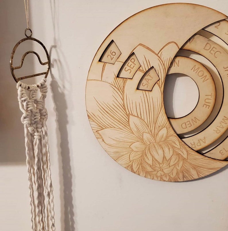 Perpetual Calendar - Faux Theory Design