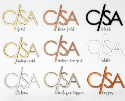 Personalized Bee Wedding Cake Topper - Faux Theory Design