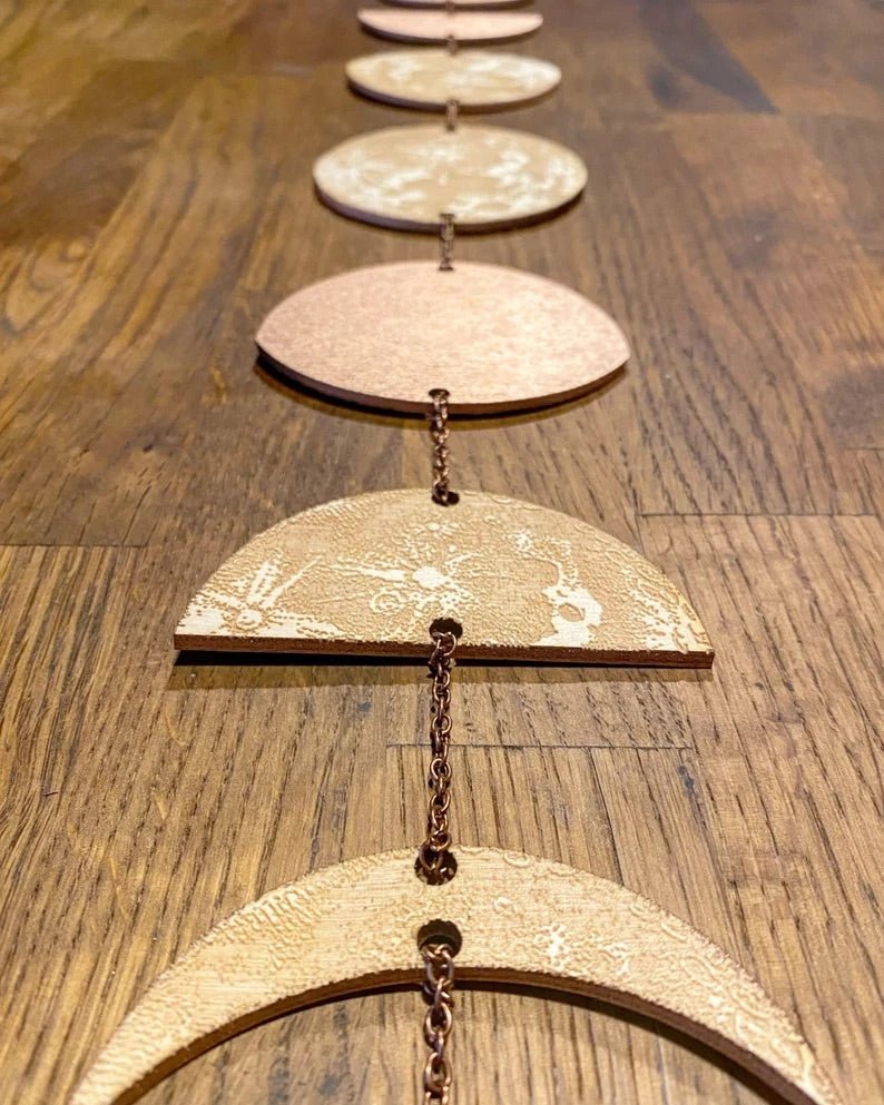 Phases of the Moon Garland - Faux Theory Design