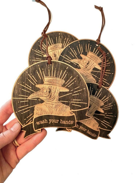 Plague Doctor Door Tag - Faux Theory Design