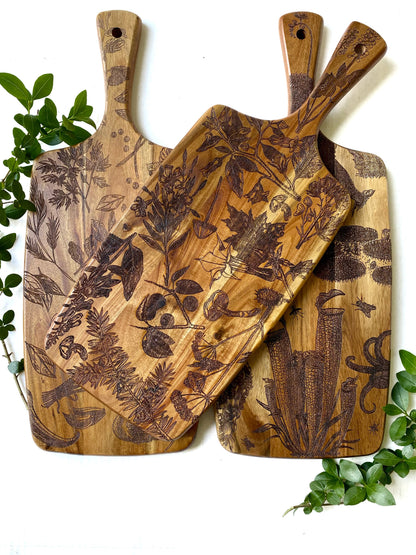 Poisonous Plants Charcuterie Board - Faux Theory Design