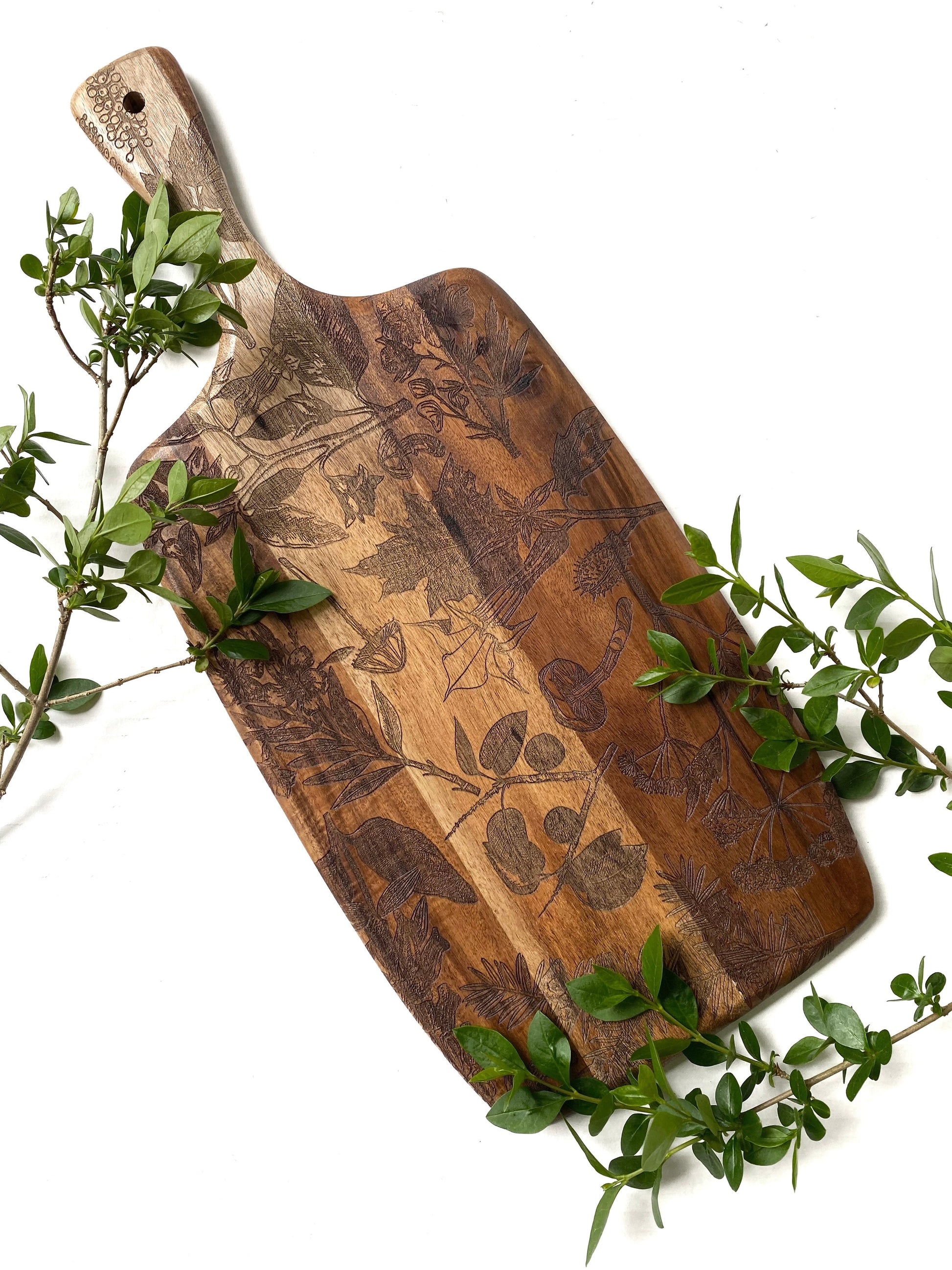 Poisonous Plants Charcuterie Board - Faux Theory Design