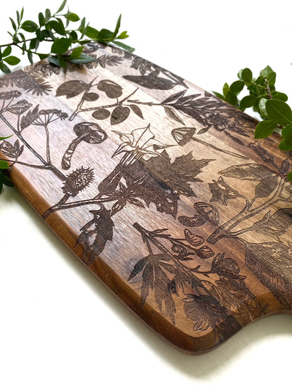 Poisonous Plants Charcuterie Board - Faux Theory Design