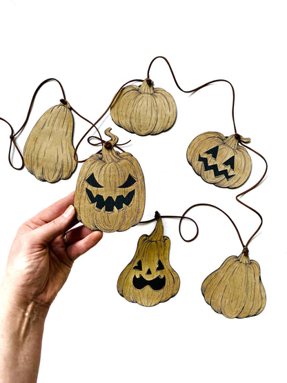 Pumpkin Garland - Faux Theory Design