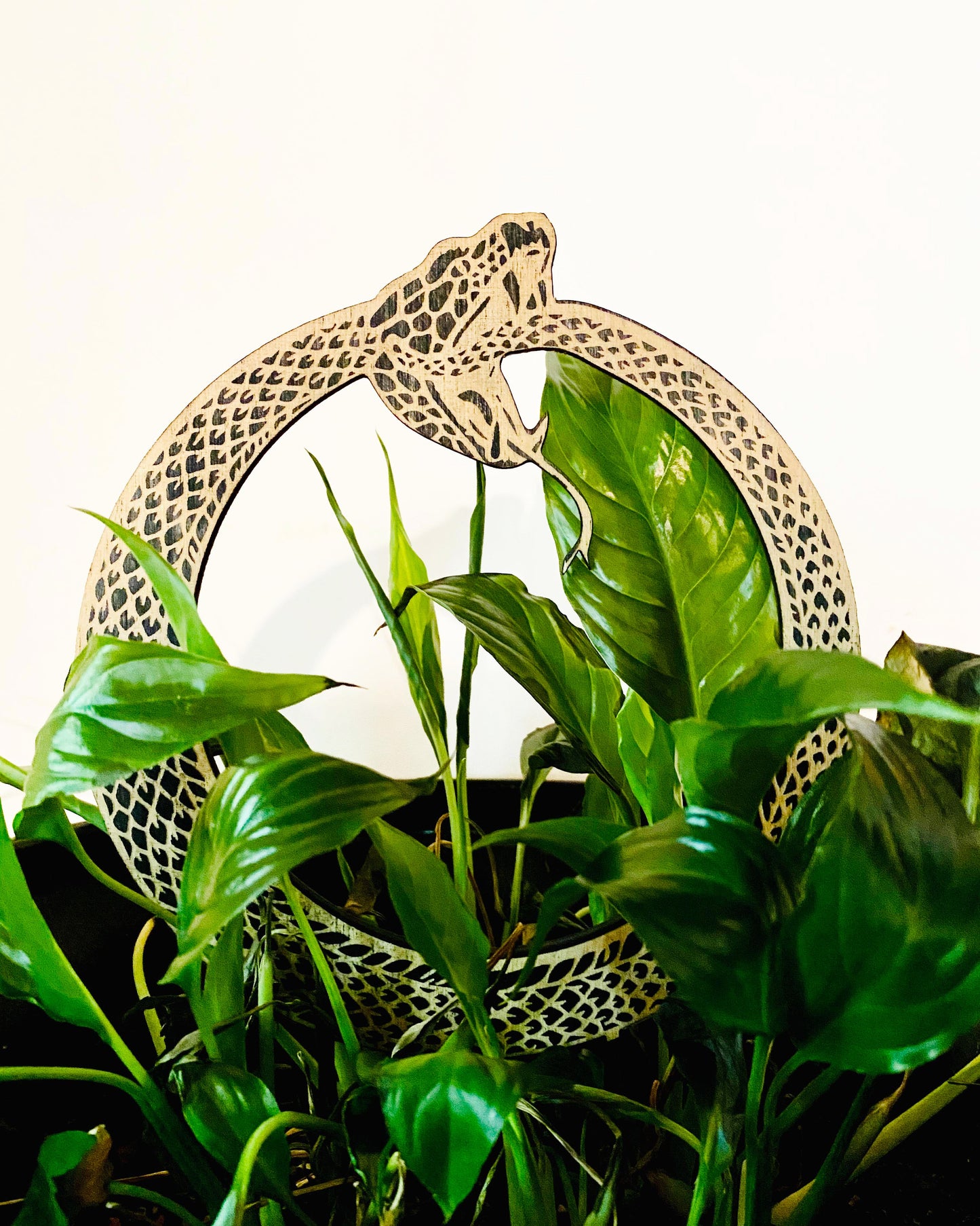 Snake Decoration Plant Support - Faux Theory Design