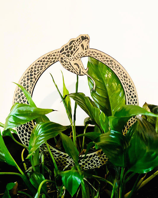 Snake Decoration Plant Support - Faux Theory Design