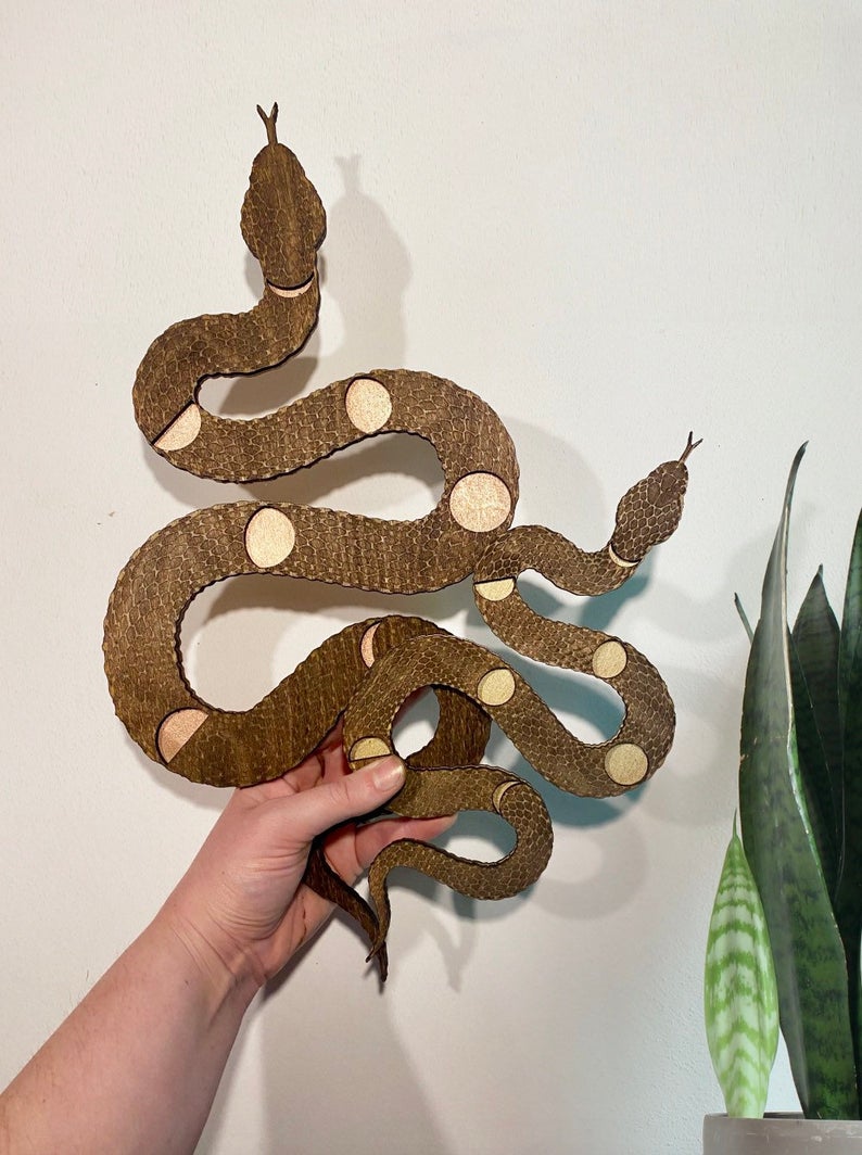 Snake Wall Hanging - Faux Theory Design