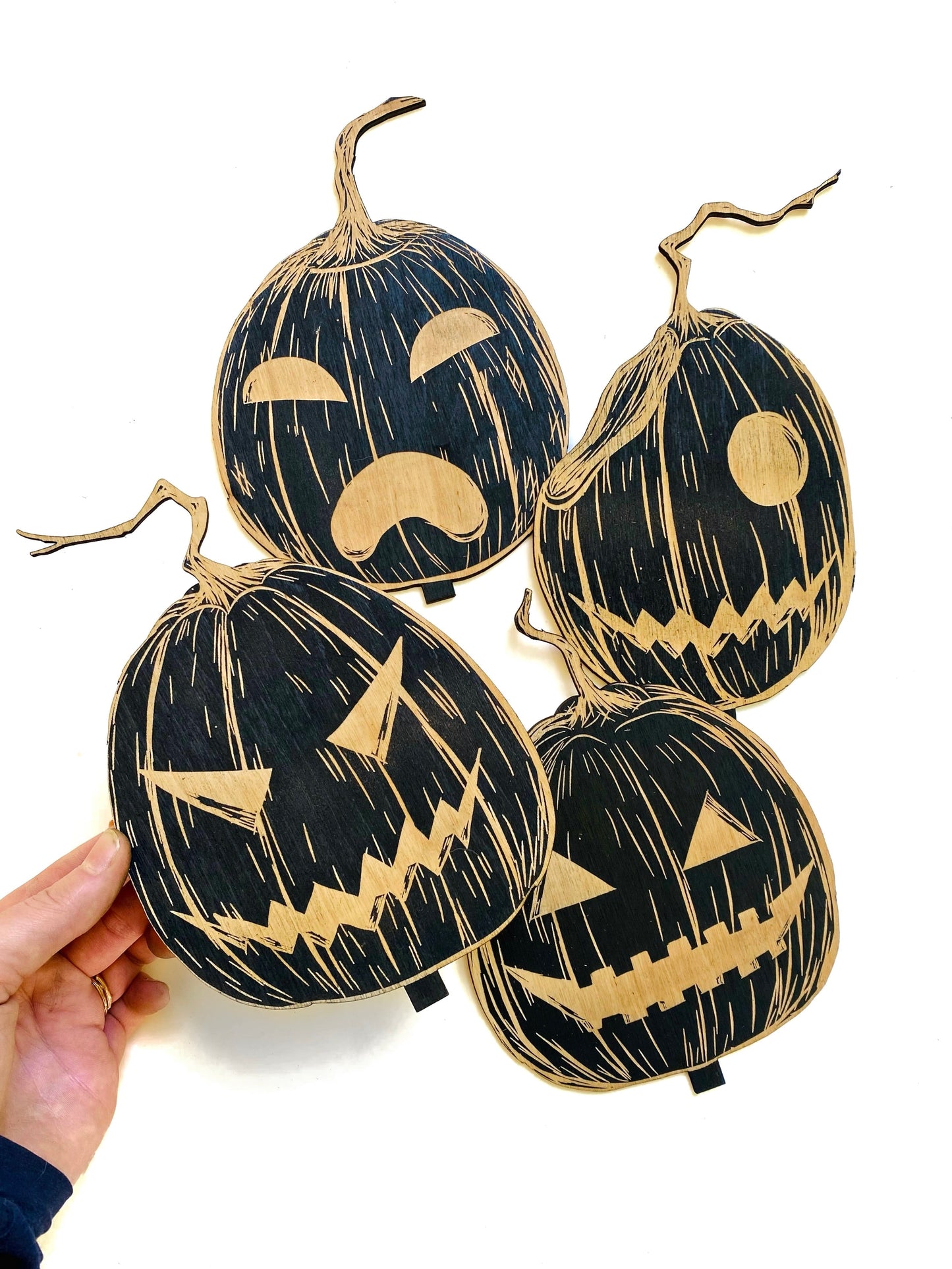 Spooky Pumpkins - Faux Theory Design