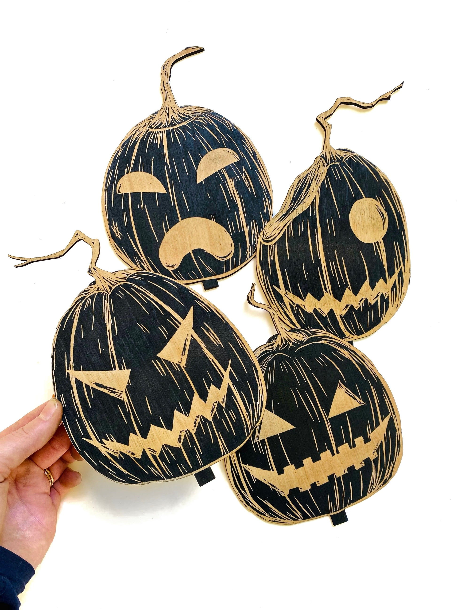 Spooky Pumpkins - Faux Theory Design
