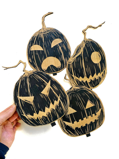 Spooky Pumpkins - Faux Theory Design