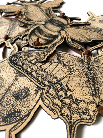 Spring Insect Garland | Bee, Butterfly, and Ladybug Garland - Faux Theory Design