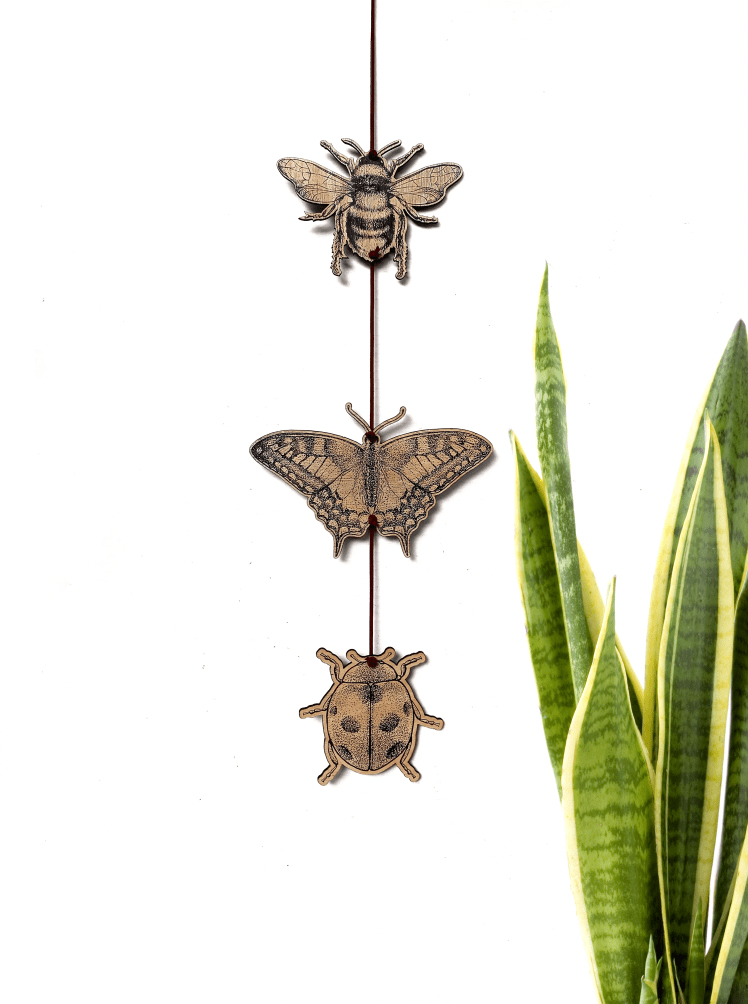 Spring Insect Garland | Bee, Butterfly, and Ladybug Garland - Faux Theory Design