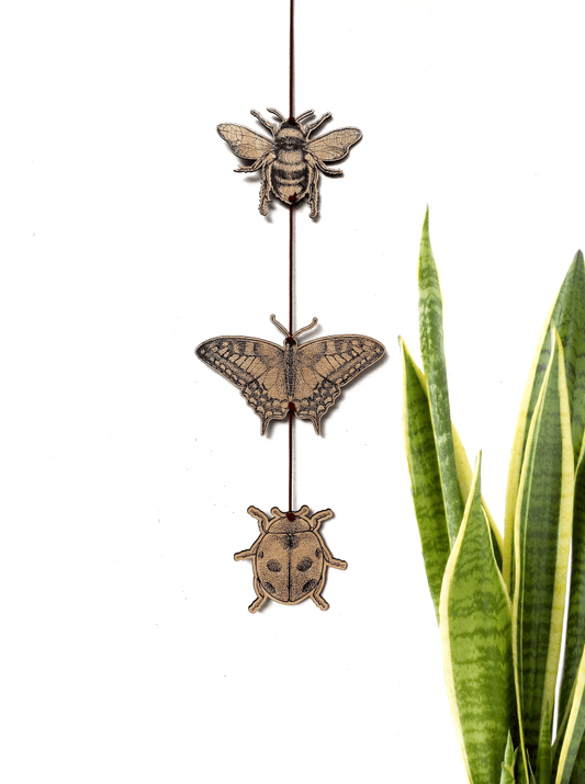 Spring Insect Garland | Bee, Butterfly, and Ladybug Garland - Faux Theory Design