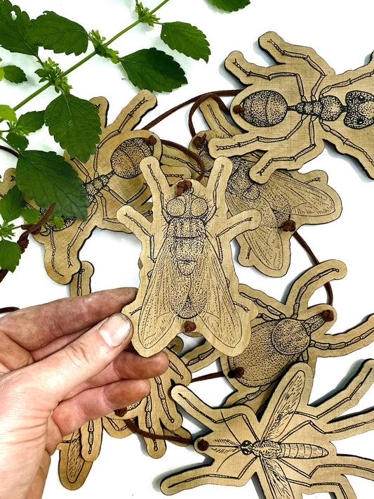 Summer Insect Garland | Ant, Fly, Tick, Mosquito Garland- Faux Theory Design