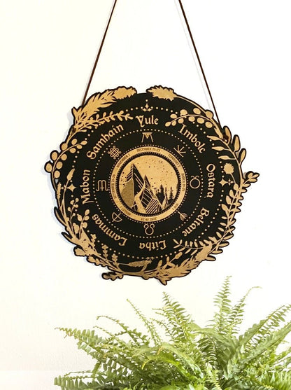 Wheel of the Year, Pagan Calendar - Faux Theory Design