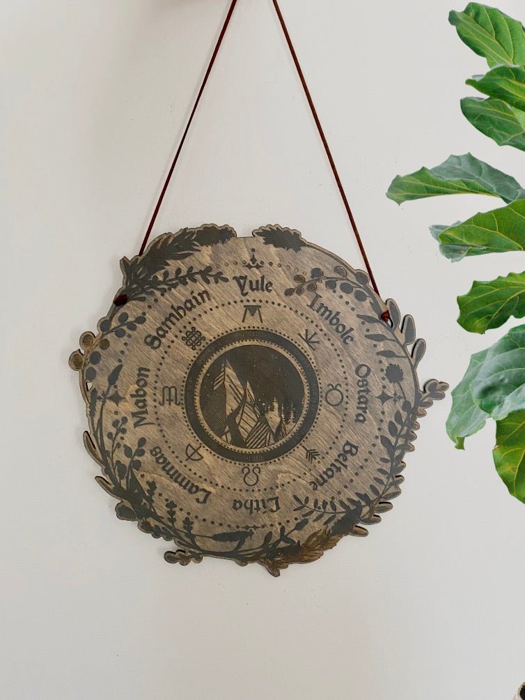 Wheel of the Year, Pagan Calendar - Faux Theory Design