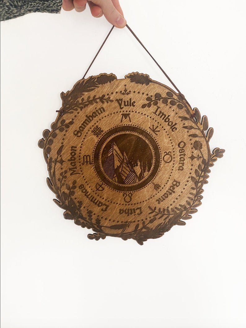 Wheel of the Year, Pagan Calendar - Faux Theory Design