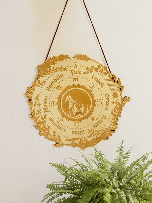 Wheel of the Year, Pagan Calendar - Faux Theory Design