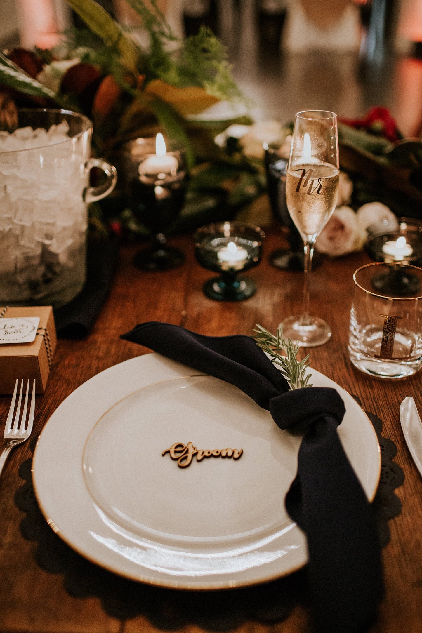 Wood Name Place Cards, Rustic Wedding Decor, Event Accessories - Faux Theory Design