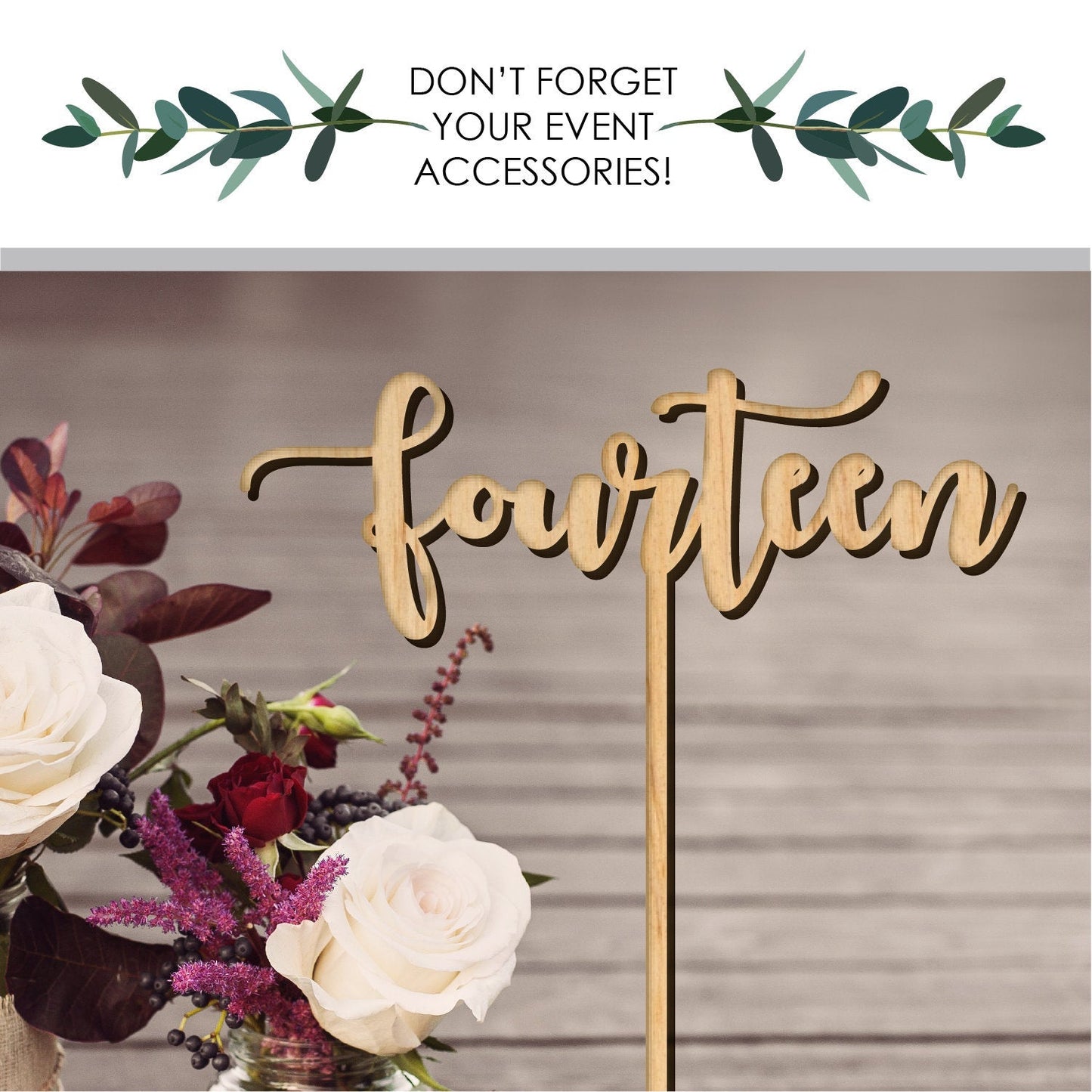 You had me at Aloha Cake Topper - Faux Theory Design